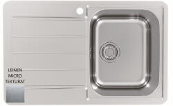 Alveus Chiuveta inox Line 80 Max leinen dreapta (All round inclus) Chiuveta
