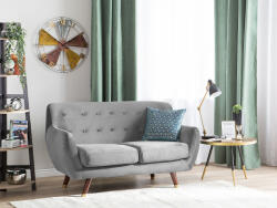 MAXISHOP Italia Collection Canapea cu 2 locuri BODO Catifea Gri Canapea