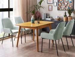 MAXISHOP Italia Collection Masa de dining extensibila TOMS Maro deschis 100 130 cm 80 cm