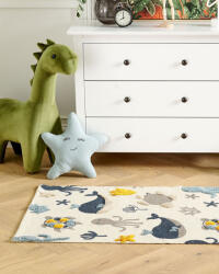 MAXISHOP Italia Collection Covor pentru copii PORSEA Multicolor 80 x 150 cm Bumbac Covor