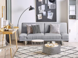 MAXISHOP Italia Collection Canapea extensibila cu 2 locuri YORK Gri deschis Canapea