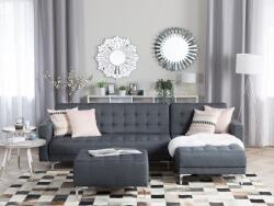 MAXISHOP Italia Collection Coltar extensibil modular cu 4 locuri ABERDEEN Gri inchis Stanga
