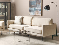 MAXISHOP Italia Collection Canapea cu 3 locuri VINTERBRO Catifea Bej deschis Canapea