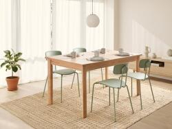 MAXISHOP Italia Collection Masa de dining GISELA Stejar deschis 160 cm 90 cm