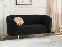 MAXISHOP Italia Collection Canapea cu 2 locuri LOEN Boucle Negru Canapea