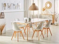 MAXISHOP Italia Collection Masa de dining extensibila SOLA Alb 140 180 cm 90 cm