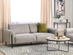 MAXISHOP Italia Collection Canapea cu 3 locuri ASKIM Gri deschis Canapea