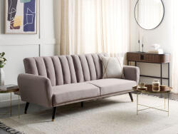 MAXISHOP Italia Collection Canapea extensibila cu 3 locuri VIMMERBY Maro deschis Canapea