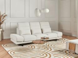 MAXISHOP Italia Collection Canapea cu 3 locuri IKAST Velur Bej deschis Canapea