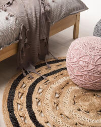 MAXISHOP Italia Collection Covor GOYNE Bej o 140 cm Iuta Covor