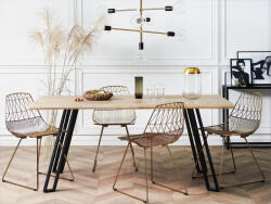 MAXISHOP Italia Collection Masa de dining GRAHAM Maro deschis 180 cm 90 cm