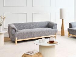 MAXISHOP Italia Collection Canapea cu 3 locuri ALNOR Gri inchis Canapea