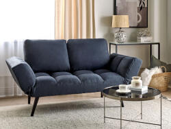 MAXISHOP Italia Collection Canapea extensibila cu 2 locuri BREKKE Albastru inchis Canapea