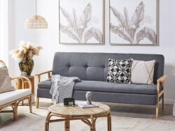 MAXISHOP Italia Collection Canapea extensibila cu 3 locuri TJORN Gri Canapea