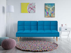MAXISHOP Italia Collection Canapea extensibila cu 3 locuri SILJAN Albastru marin Canapea