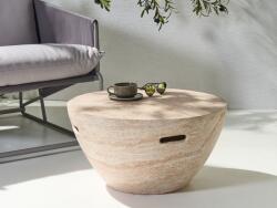 MAXISHOP Italia Collection Masuta de cafea VICARELLO Aspect travertin Masa de cafea
