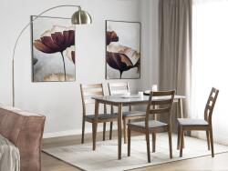 MAXISHOP Italia Collection Masa de dining MODESTO Gri 118 cm 77 cm Lemn