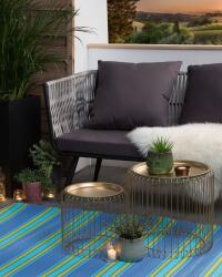 MAXISHOP Italia Collection Covor de exterior ALWAR Turcoaz 120 x 180 cm Covor