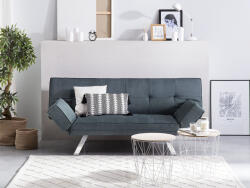 MAXISHOP Italia Collection Canapea extensibila cu 3 locuri BRISTOL Albastru inchis Canapea