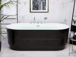 Maxishop Cada freestanding EMPRESA cu elemente incorporate 170 x 80 cm Negru