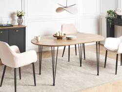MAXISHOP Italia Collection Masa de dining CAVELL Maro deschis 160 cm 90 cm