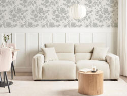 MAXISHOP Italia Collection Canapea cu 3 locuri FAUSKAN Bej deschis Canapea