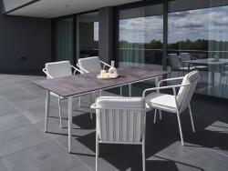 MAXISHOP Italia Collection Masa dining de exterior TOLENTINO 180 cm 90 cm efect de piatra Gri - sanitare-online - 3 034,80 RON