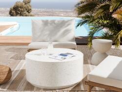 MAXISHOP Italia Collection Masuta de cafea TREZZO Terrazzo alb Masa de cafea