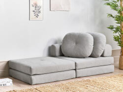 MAXISHOP Italia Collection Canapea extensibila single OLDEN Gri deschis Canapea