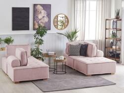 MAXISHOP Italia Collection Set de living modular cu 4 locuri TIBRO Roz