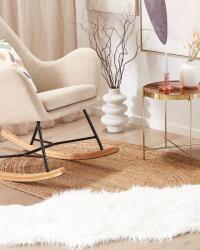 MAXISHOP Italia Collection Covor din blana sintetica MAMUNGARI Alb 60 x 180 cm Covor