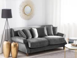 MAXISHOP Italia Collection Canapea cu 2 locuri EIKE Catifea Gri Canapea
