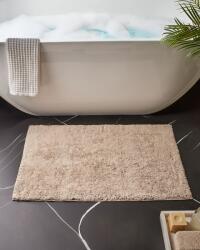 MAXISHOP Italia Collection Covoras de baie GOELA Maro deschis 60 x 90 cm Bumbac Covor baie
