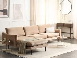 MAXISHOP Italia Collection Coltar cu 4 locuri VINTERBRO Catifea Bej Dreapta