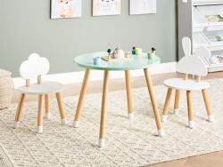 MAXISHOP Italia Collection Masa cu scaune pentru copii ROBIN Alb