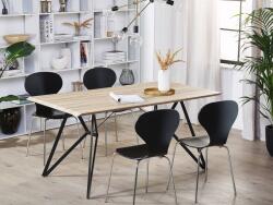 MAXISHOP Italia Collection Masa de dining BUSCOT Maro deschis 160 cm 90 cm