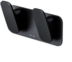 Joy Carlig dublu pentru prosoape Inspire 2.0, negru mat