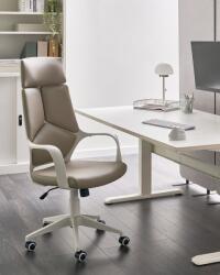 Maxishop Scaun ergonomic DELIGHT Piele ecologica Taupe