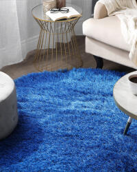 MAXISHOP Italia Collection Covor shaggy CIDE Albastru o 140 cm Covor