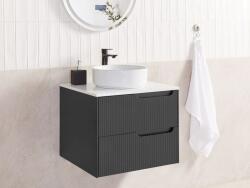 Maxishop Masca pentru lavoar de perete QUINTELA 60 cm Negru