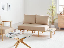 MAXISHOP Italia Collection Canapea cu 2 locuri SALO Nisipiu cu mese Canapea