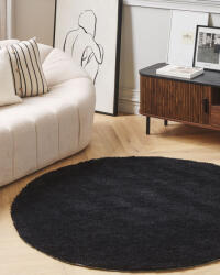 MAXISHOP Italia Collection Covor shaggy DEMRE Negru o 140 cm Covor