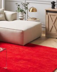 MAXISHOP Italia Collection Covor shaggy DEMRE Rosu 140 x 200 cm Covor