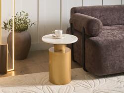 MAXISHOP Italia Collection Masa laterala ARIAGA Metal Auriu Masa de cafea