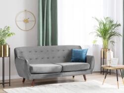 MAXISHOP Italia Collection Canapea cu 3 locuri BODO Catifea Gri Canapea