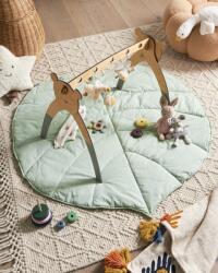 MAXISHOP Italia Collection Covoras de joaca pentru copii EOLIA 110 x 110 cm Bumbac Verde deschis