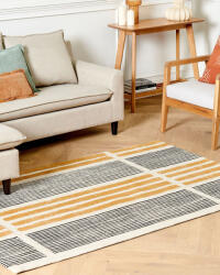 MAXISHOP Italia Collection Covor KATRA Bej 140 x 200 cm Bumbac Covor
