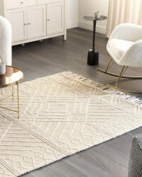 MAXISHOP Italia Collection Covor MAVIKENT Bej 160 x 230 cm Lana Covor