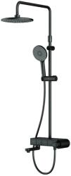 Joy Sistem dus X-Joy F0785B322, baterie termostatata, finisaj negru mat