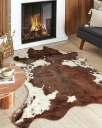 MAXISHOP Italia Collection Imitatie de piele de vaca BOGONG Maro inchis 150 x 200 cm Covor